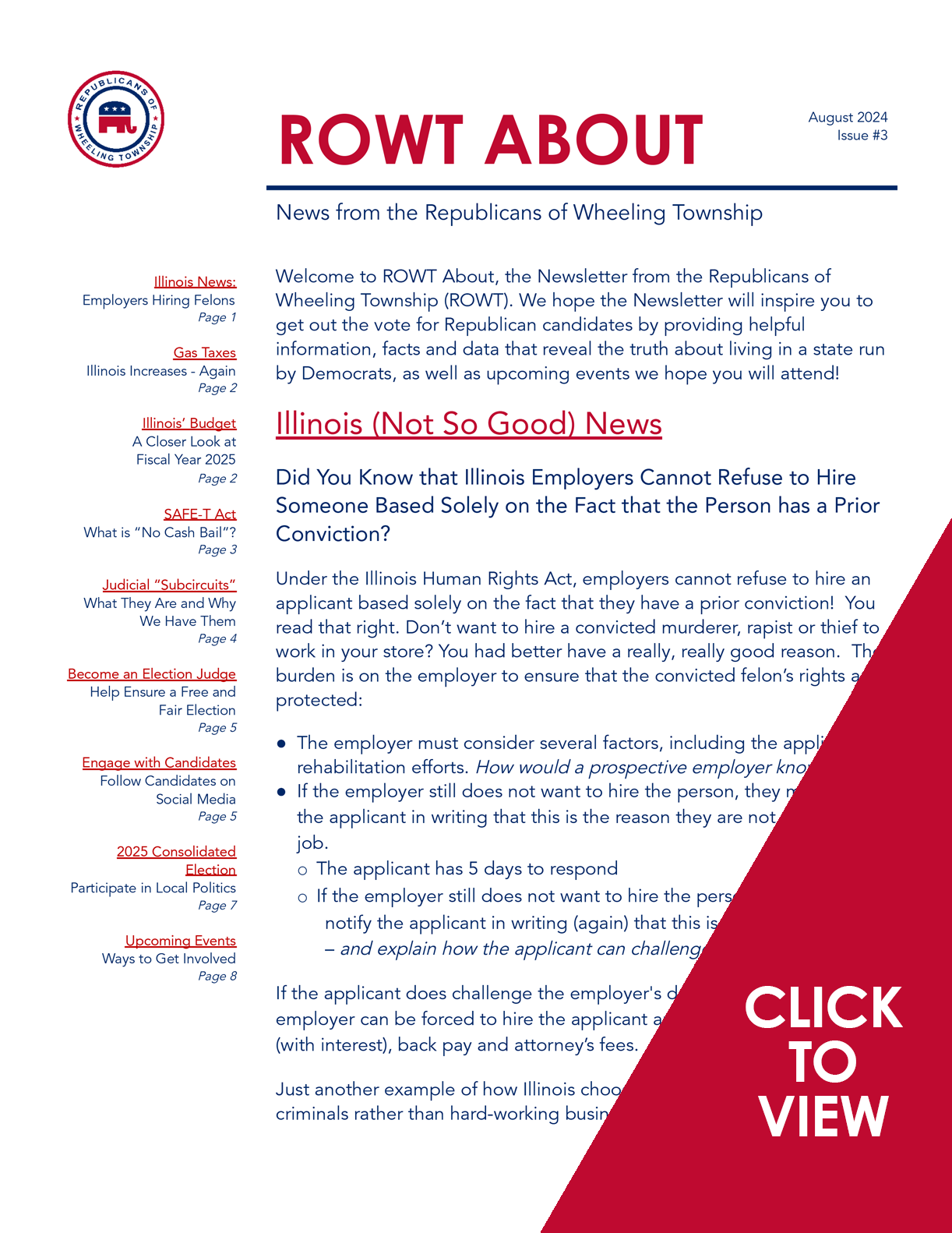 Newsletter Preview Newsletter Preview - Click to view