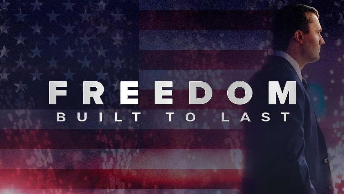 Freedom Built to Last, the Turning Point USA memorial for Charlie Kirk being simulcast at ROWT headquarters on Thursday September 10.